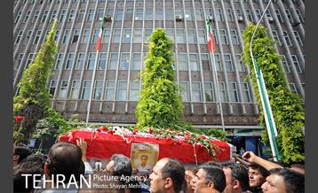 مراسم تشییع پیکر شهید آتش نشان علی قانع 45