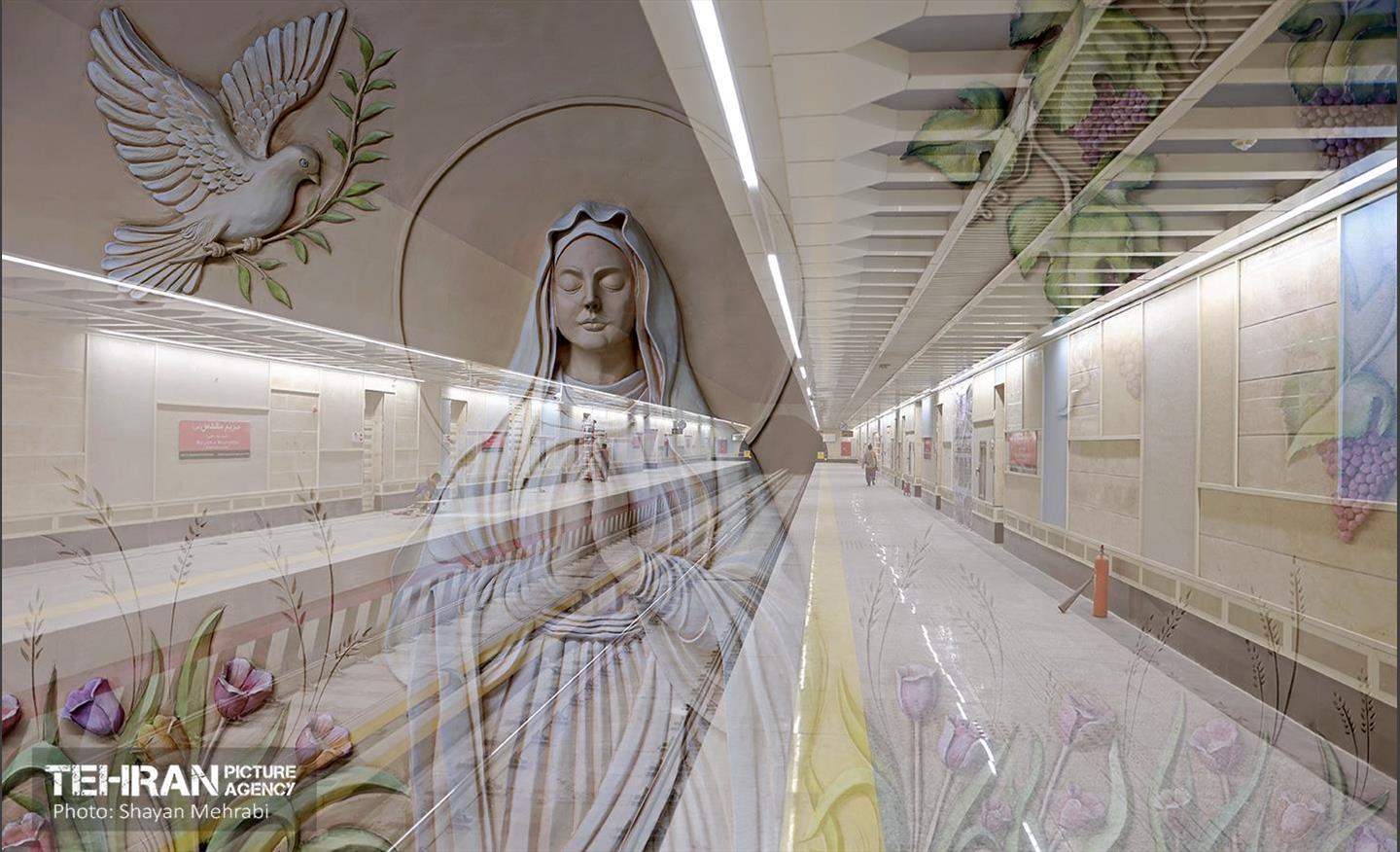 توسعه متروی تهران؛ ایستگاه مریم مقدس(س)