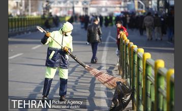 نظافت و پاکسازی مسیرهای مراسم تشییع پیکر سردار قاسم سلیمانی  23