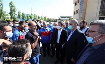 بازدید شهردار تهران از کارخانه واگن سازی 1