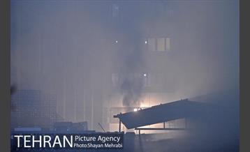 آتش سوزی در ساختمان برق حرارتی 4