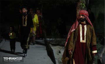 تعزیه خوانی در باغ راه حضرت زهرا(س) 5