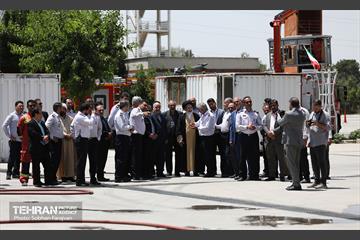 بازدید نمایندگان مجلس از مرکز آموزش بین‌المللی آتش‌نشانی 25