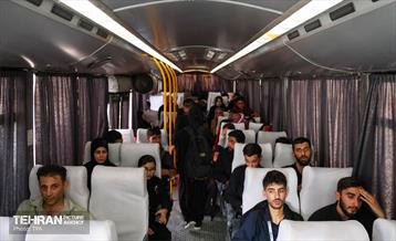 خدمات رسانی ناوگان اتوبوسرانی تهران به زائران اربعین حسینی 13