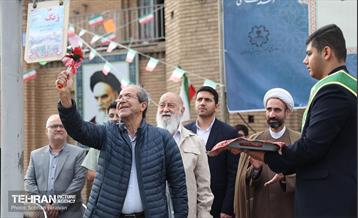 آئین بازگشایی مدرسه البرز 9