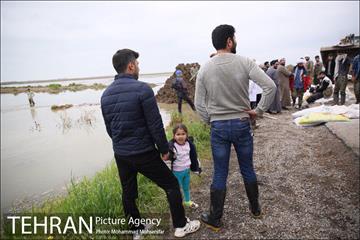 جلوگیری از ورود اب گرگان رود به شهر اق قلا 24