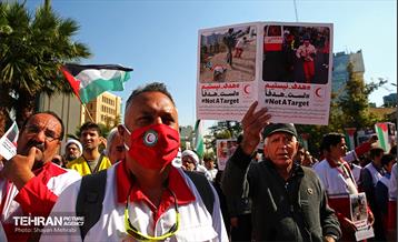 اجتماع جمعیت هلال احمر و کادر بهداشت و درمان در حمایت از مردم فلسطین 21