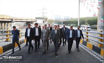 بهره‌برداری از دوربرگردان غیرهمسطح شمال به شمال بزرگراه چمران 19