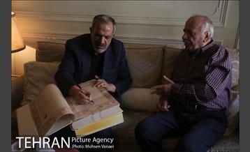 بازدید احمد مسجدجامعی از دست اندرکاران تهیه دائره المعارف تهران 25