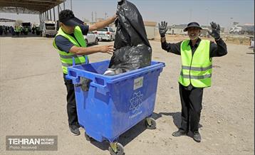 خدمات نیروهای پاکبان شهر تهران در اربعین حسینی 32