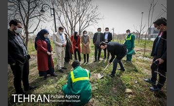آیین درختکارى خبرنگاران در بوستان زندگى 20