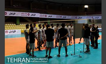 تمرین تیم‌ملی‌والیبال زیر۲۳