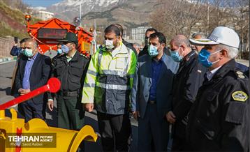 مانور سراسری برف روبی در منطقه 1 تهران 21