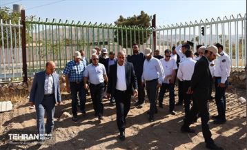 بازدید مدیرکل حوزه شهردار تهران از پروژه بزرگراه شهید شوشتری 5