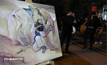 عزاداری شب هفتم محرم در خیمه هنر 18