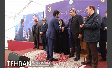 آیین آغاز بهره برداری از 4 پروژه فنی و عمرانی شهر 26