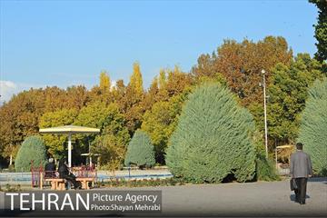 طبیعت پاییزی بوستان لاله 7