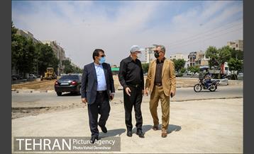 بازدید مدیران شهری تهران از پروژه باغ راه حضرت فاطمه(س) 17