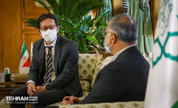 دیدار شهردار تهران با سفیر تایلند 2