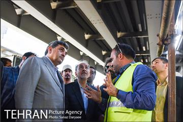 بازدید شهردار تهران از بازسازی پل کریمخان 18