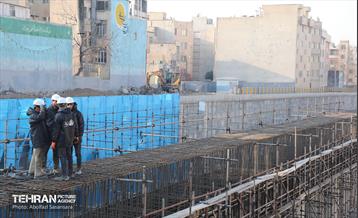 بازدید معاون فنی و عمرانی شهرداری تهران از پروژه‌های منطقه هشت 9