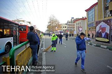 ساماندهی شهر پس از تشییع پیکر آیت الله هاشمی رفسنجانی 2