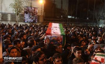 وداع با پیکر مطهر ۵ شهید حمله رژیم صهیونیستی 2