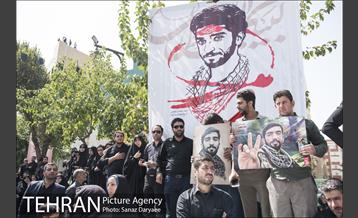 تشییع پیکر مطهر شهید محسن حججی 18