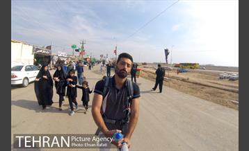 زائران مسیر کربلا  3