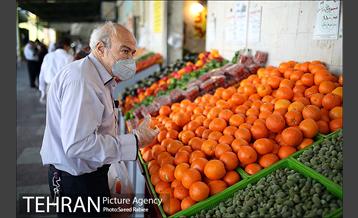 اجرای طرح فاصله گذاری اجتماعی در میدان میوه و تره بار صادقیه 22