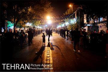 شور حسینی در خیابان گرگان 14