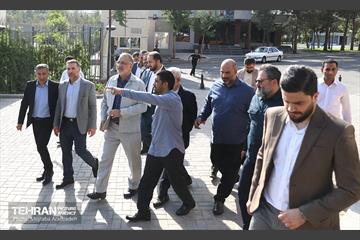 بازدید شهردار تهران از اردوی تیم ملی کشتی