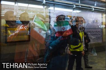 خدمات رسانی مترو تهران در روز ۲۲ بهمن 9