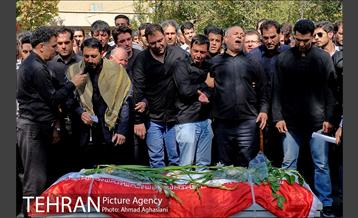 تشییع پیکر آتشنشان شهید مهدی حاجی پور 22