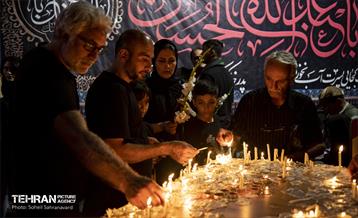 شام غریبان حسینی در محله امیریه 4