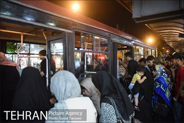 فعالیت شبانه روزی BRT تهران 28