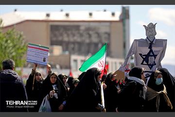 راهپیمایی وز قدس در پایتخت 48