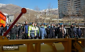 مانور سراسری برف روبی در منطقه 1 تهران 23