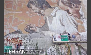 مراسم رونمایی از اثر دیوارنگاری هنرمندان استرالیایی  2