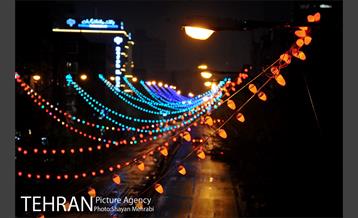 آذین بندی خیابان ولیعصر(عج) به مناسبت عید نیمه شعبان 14