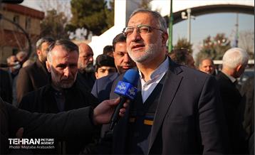 مراسم تشییع پیکر مرحوم اسماعیل احمدی 1