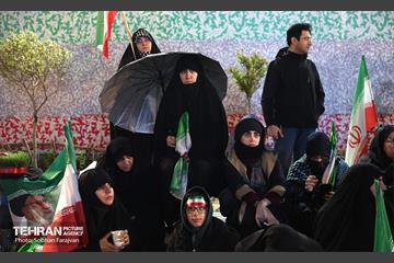 اجتماع مردم تهران در قدردانی از همراهی حزب الله لبنان 25