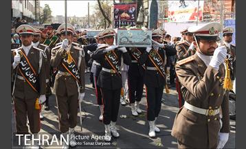 تشییع پیکر مطهر دو شهید گمنام 6