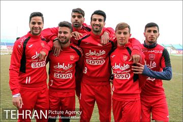 تمرین تیم فوتبال پرسپولیس تهران