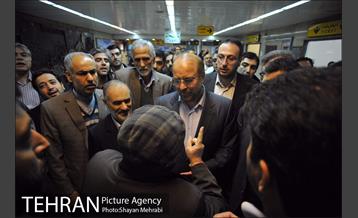 تست گرم خط هفت مترو با حضور شهردار تهران 26