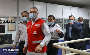 بازدید سرزده شهردار تهران از ستاد فرماندهی عملیات آتش نشانی 16