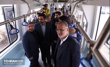 آیین رونمایی و ورود ناوگان حمل‌ونقل برقی شهر تهران 8