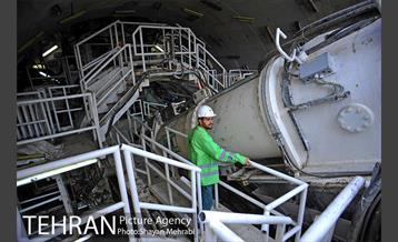 آغاز  حفاری تونل  محور جنوبی خط 6 مترو تهران 27