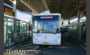 افتتاح خط مینی بوس پایانه مترو صادقیه و باغ فیض 8