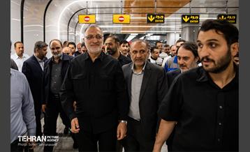 افتتاح ایستگاه مترو ورزشگاه تختی